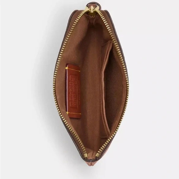 Coach Corner Zip Wristlet In Signature Canvas With Halloween Print - Picture 2 of 2